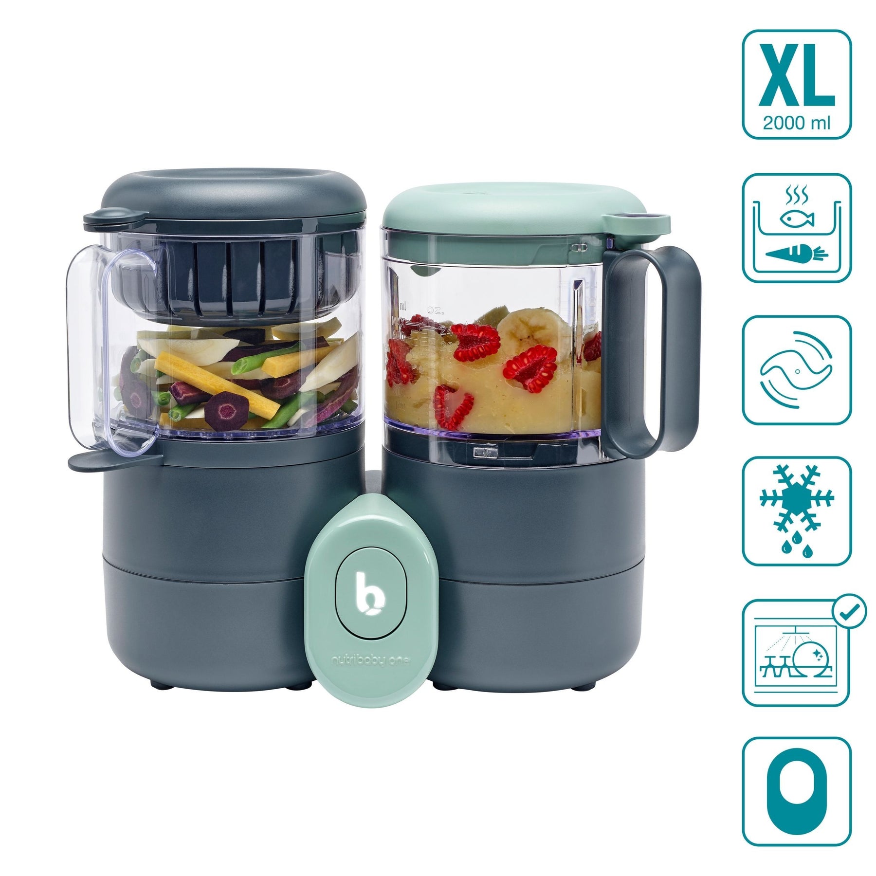 Babymoov Nutribaby Plus 6 in 1 Baby Food Maker, food processor- Free  Shipping 